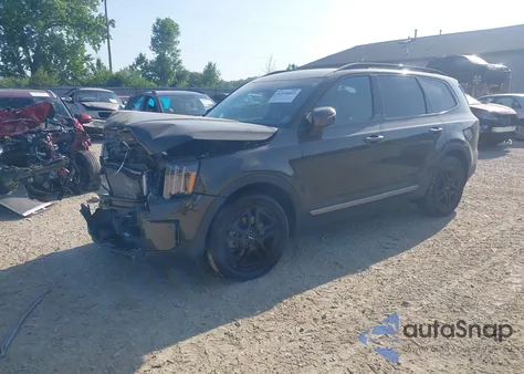 2023 Kia Telluride Ex X-Line z USA, uszkodzony, nr VIN 5XYP3DGC8PG357105